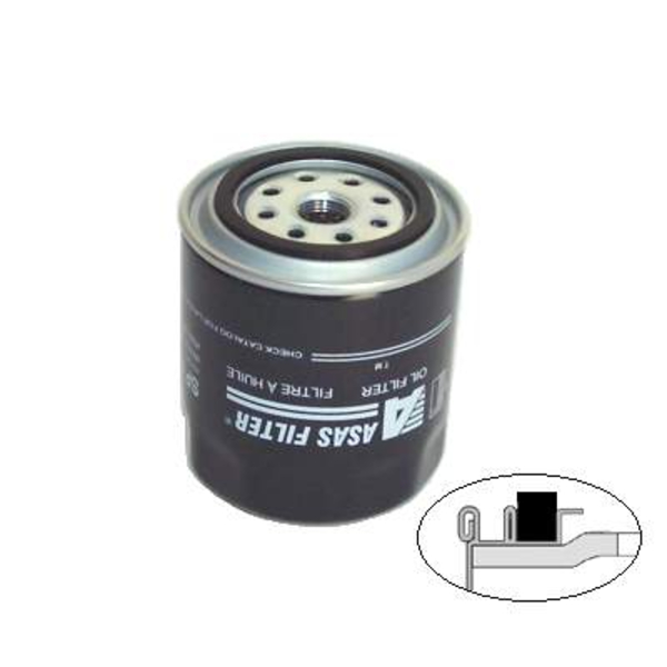 SP465M FUEL FILTER SPIN ON